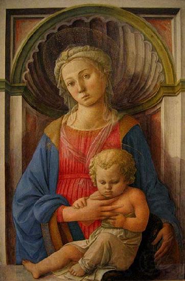 Fra Filippo Lippi Madonna and Child Spain oil painting art
